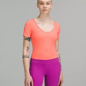 [NWT]lululemon Align™ T-Shirt Size 6 Raspberry Cream